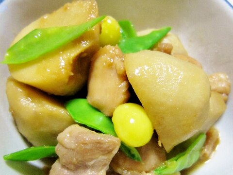 里芋と鶏と銀杏の煮物